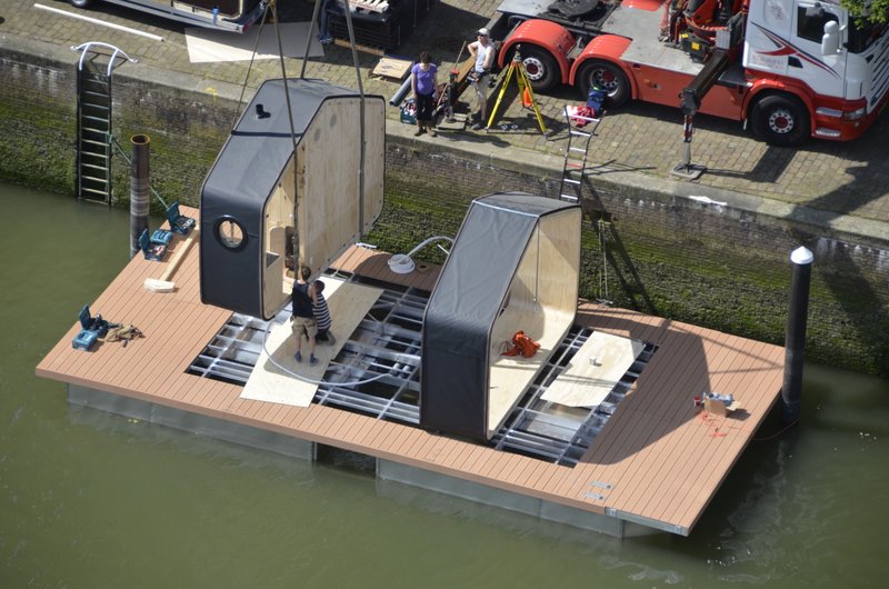 duurzame, modulaire opbouw wikkelboat tiny house - duurzaam